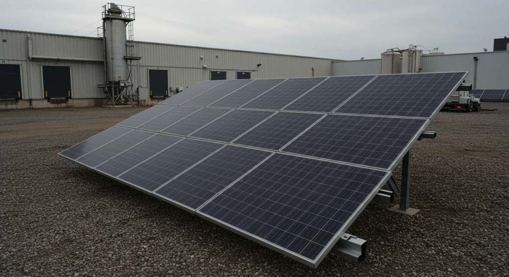 stand alone commercial solar panels